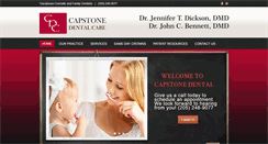 Desktop Screenshot of capstonedentalcare.com